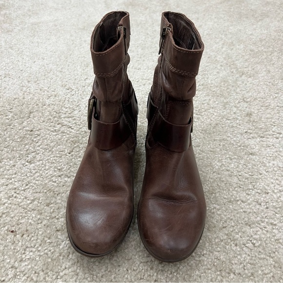 Pikolinos Women’s Brown Leather Ankle Heeled Booties Boots Size 36 US 5.5-6 - Picture 16 of 16